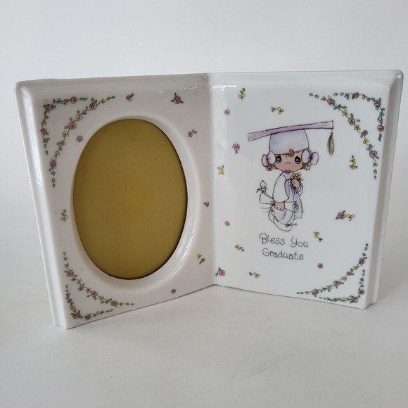 Vintage Precious Moments Graduation Frame Girl - Picture 1 of 9